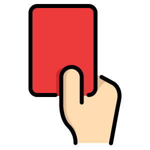 red card