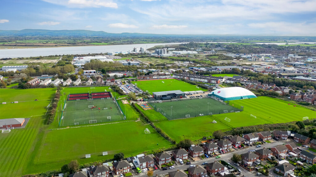 Aerial view of Poolfoot Farm Complex