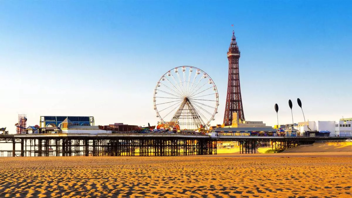 A view of Blackpool