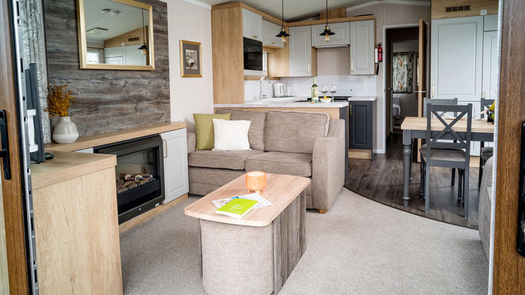Seal Bay Gold Caravan dining area