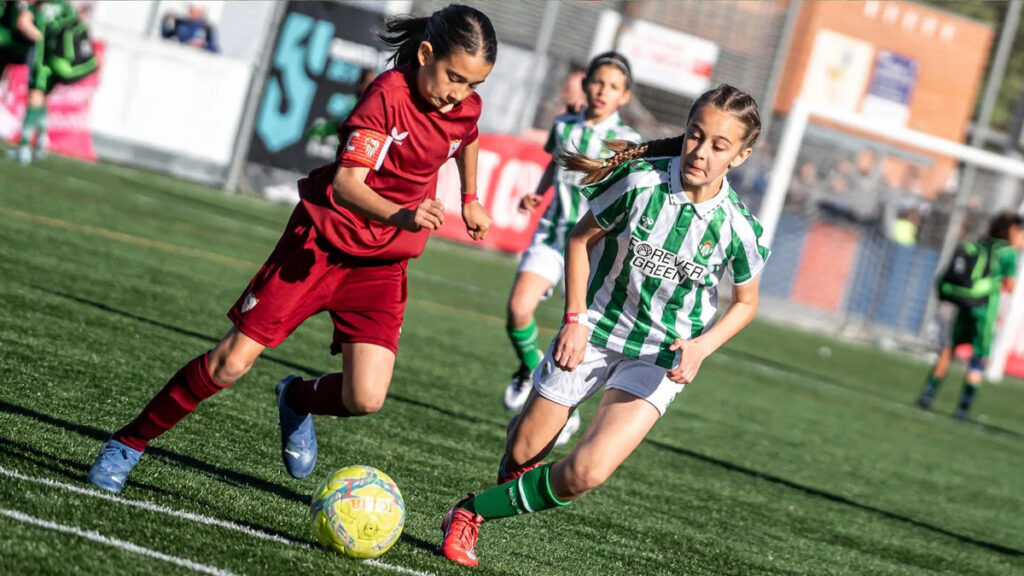 Football action at the SWIT cup