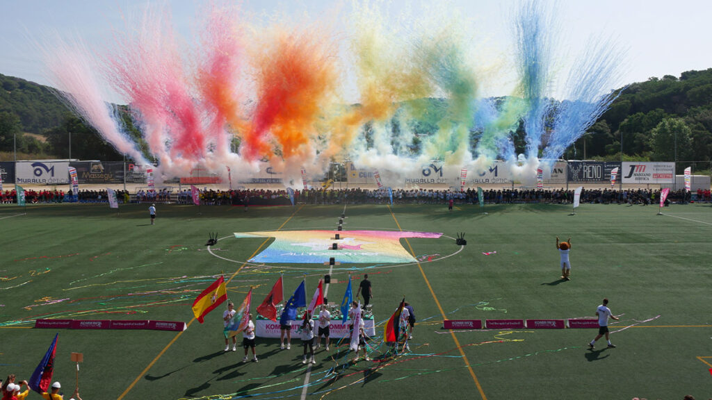 Opening ceremony at Copa Pentecostés