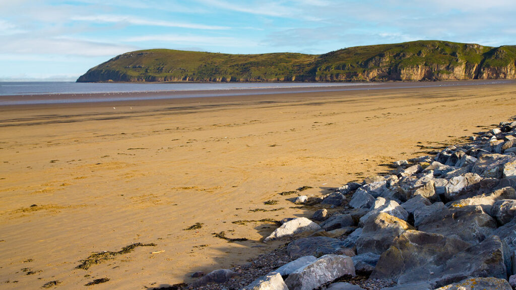 The beach at Brean, Somerset