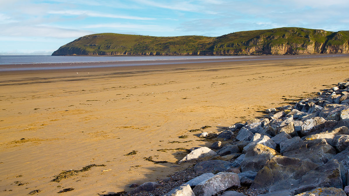 The beach at Brean, Somerset