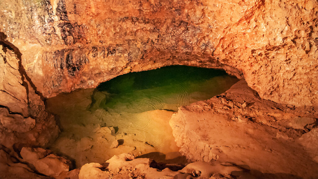 Wookey Hole in Somerset